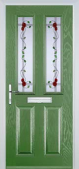Enfield Mayflower composite door in Fern Green