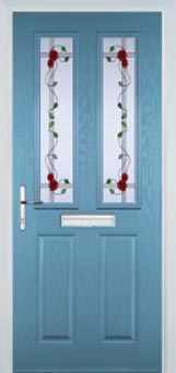 Enfield Mayflower composite door in Pastel Blue