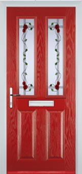 Enfield Mayflower composite door in Red