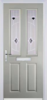 Enfield Murano composite door in Anthracite Grey