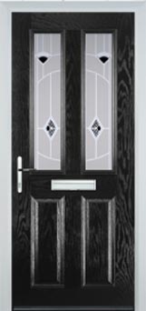 Enfield Murano composite door in Black