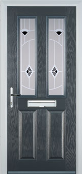 Enfield Murano composite door in Grey