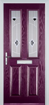 Enfield Murano composite door in Purple