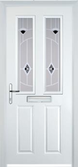 Enfield Murano composite door in White