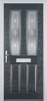 Enfield Stippolyte composite door in Grey