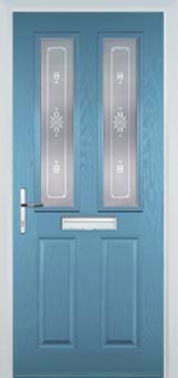 Enfield composite door in Pastel Blue