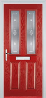 Enfield Stippolyte composite door in Red