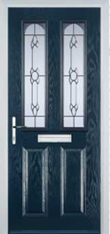Hampstead composite door in Dark Blue