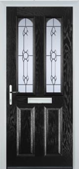 Hampstead Cotswold composite door in Black