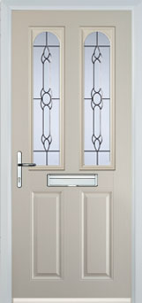 Hampstead Cotswold composite door in Cream