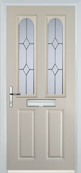 Hampstead Charcoal Sticks composite door in Cream
