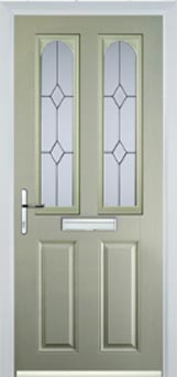 Hampstead Charcoal Sticks composite door in Pebble Grey