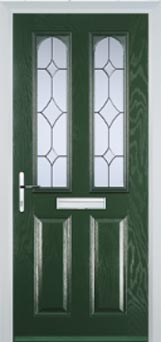 Hampstead Contora composite door in Green