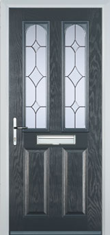 Hampstead Contora composite door in Anthracite Grey