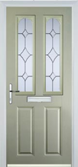 Hampstead Contora composite door in Pebble Grey
