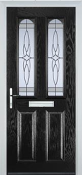 Hampstead Chantilly composite door in Black