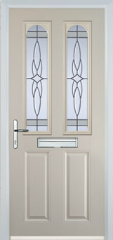 Hampstead Chantilly composite door in Cream