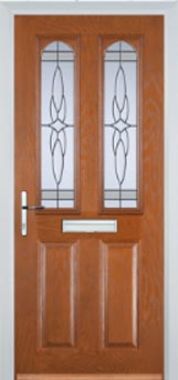 Hampstead Chantilly composite door in Oak