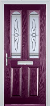 Hampstead Chantilly composite door in Purple Violet