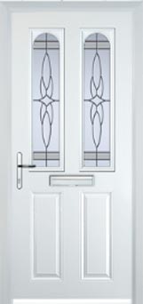 Hampstead Chantilly composite door in White