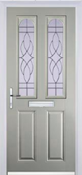 Hampstead Everglade composite door in Agate Grey