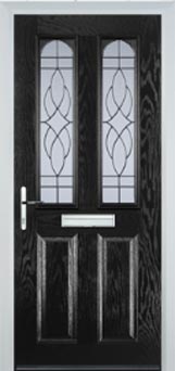 Hampstead Everglade composite door in Black