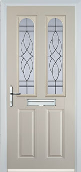 Hampstead Everglade composite door in Cream