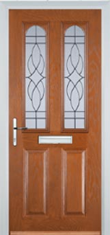 Hampstead Everglade composite door in Oak