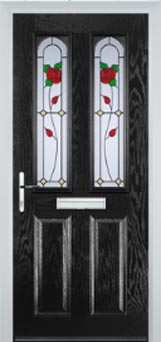 Hampstead Pelerine composite door in Black