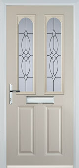 Hampstead Florielle composite door in Cream