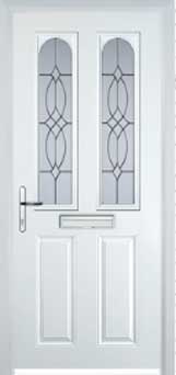 Hampstead Florielle composite door in White