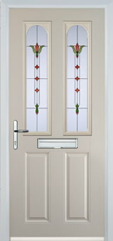 Hampstead Autumn Falls composite door in Cream