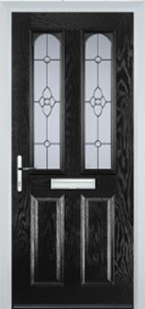 Hampstead Taffeta composite door in Black