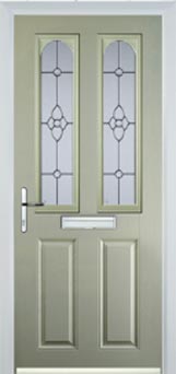 Hampstead Taffeta composite door in Pebble Grey