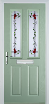 Hampstead Mayflower composite door in Chartwell Green