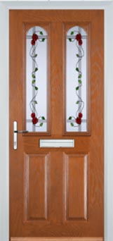 Hampstead Mayflower composite door in Oak