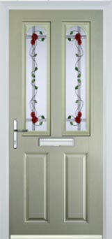 Hampstead Mayflower composite door in Pebble Grey