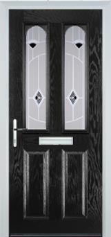 Hampstead Murano composite door in Black