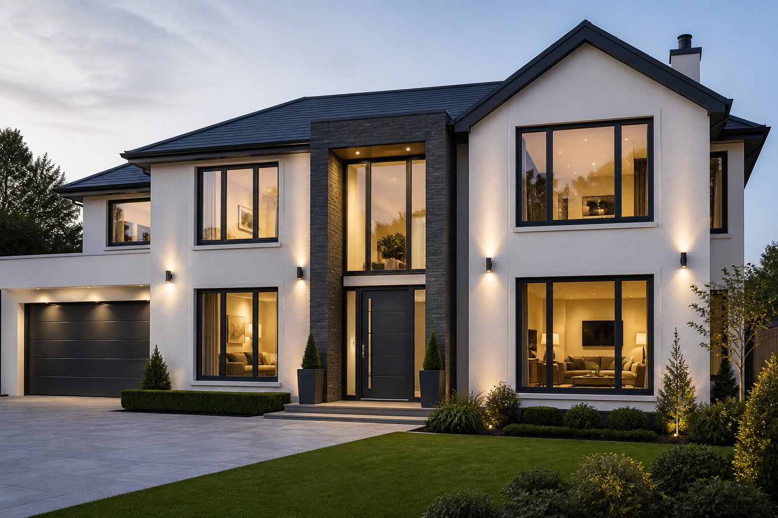 uPVC flush casement window