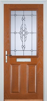 Marylebone Cotswold composite door in Oak