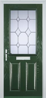 Marylebone Contora composite door in Green
