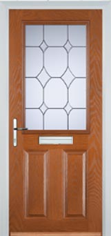 Marylebone Contora composite door in Oak