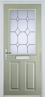 Marylebone Contora composite door in Pebble Grey