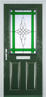 Marylebone Chantilly composite door in Green