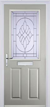 Marylebone Everglade composite door in Agate Grey