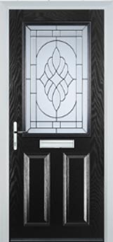 Marylebone Everglade composite door in Black