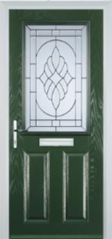 Marylebone Everglade composite door in Green