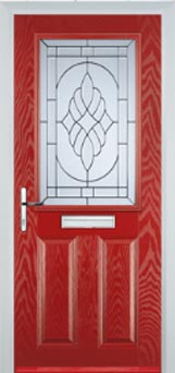 Marylebone Everglade composite door in Red
