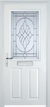Marylebone Everglade composite door in White