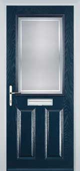 Marylebone Enville composite door in Dark Blue